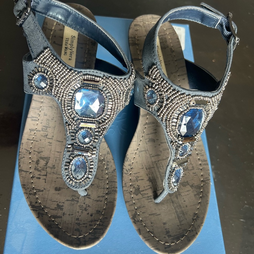 Women's Blue Wedges